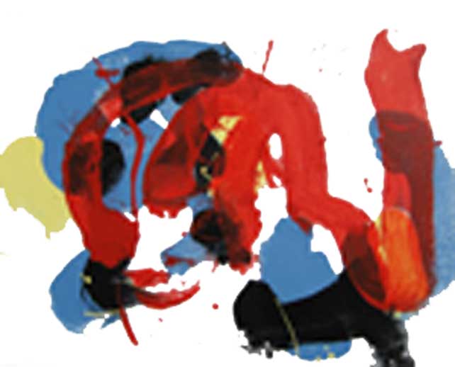 acrylic on canvas by Michel Nau  Michel Nau