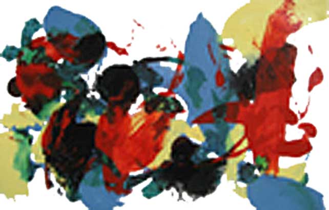 acrylic on canvas by Michel Nau  Michel Nau
