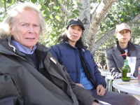 Michel Nau with the Gao Brothers