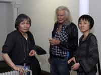 Michel Nau with Chan Kai Yuen and Wang Yu