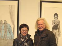 Michel Nau with Jin Weihong