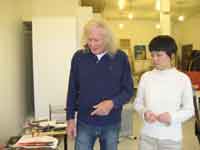 Michel Nau with Wang Yu 2010