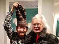 Michel Nau with Wang Li